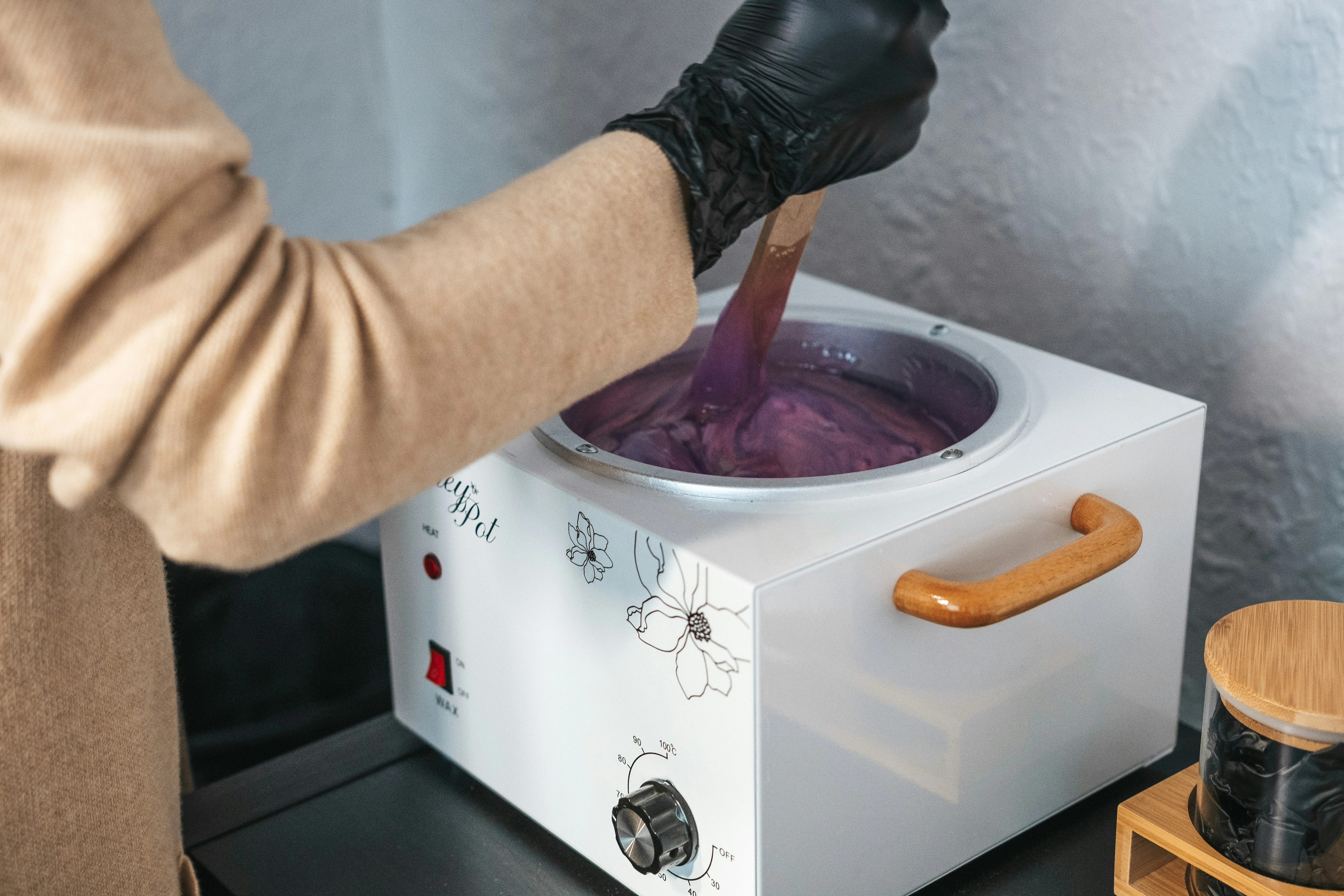 Professional sugaring treatment at Liv Wax & Glow in Valparaiso